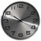 Aluminum Round Wall Clock - Modern Decor for Living Room, Kitchen, or Dining Room - 12 in Decorative Timepiece with Sleek Design - Large Round Clock for Home - Silent Ticking - Battery Operated